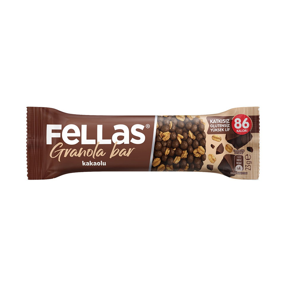 FELLAS GRANOLA  BAR 23GR- KAKAOLU